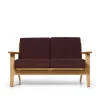 Carl Hansen & Søn CH292 2 pers. sofa, eg olie af Hans J. Wegner> Sofaer