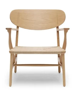 Carl Hansen & Søn CH22 Loungestol af Hans J. Wegner><noscript><img width=