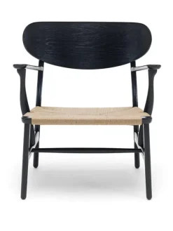 Carl Hansen & Søn CH22 Loungestol af Hans J. Wegner><noscript><img width=