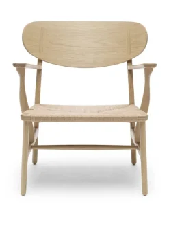 Carl Hansen & Søn CH22 Loungestol af Hans J. Wegner><noscript><img width=