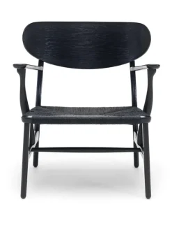 Carl Hansen & Søn CH22 Loungestol af Hans J. Wegner><noscript><img width=