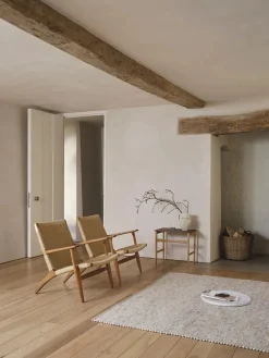 Carl Hansen & Søn CH25 Loungestol, eg hvidolie af Hans J. Wegner><noscript><img width=