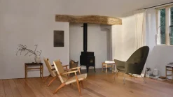 Carl Hansen & Søn CH25 Loungestol, eg olie af Hans J. Wegner><noscript><img width=