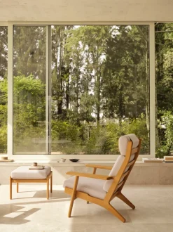 Carl Hansen & Søn CH291 loungestol, eg olie af Hans J. Wegner> Loungestole|Lænestole