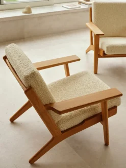 Carl Hansen & Søn CH290 loungestol, eg olie af Hans J. Wegner> Loungestole|Lænestole