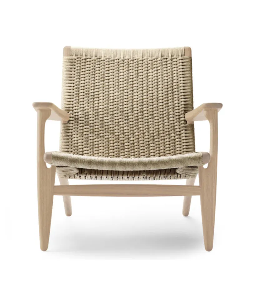 Carl Hansen & Søn CH25 Loungestol, eg sæbe af Hans J. Wegner> Lænestole