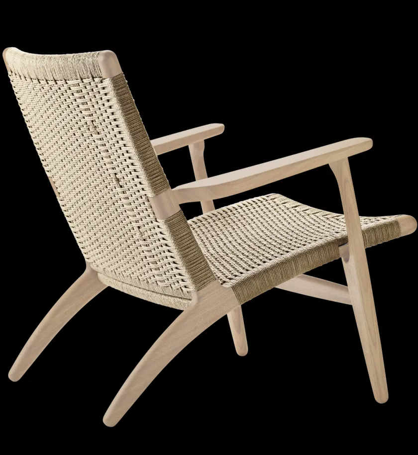 Carl Hansen & Søn CH25 Loungestol, eg sæbe af Hans J. Wegner> Lænestole