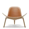 Carl Hansen & Søn CH07 Skalstol, eg olie/Loke 7748 af Hans J. Wegner> Loungestole|Lænestole