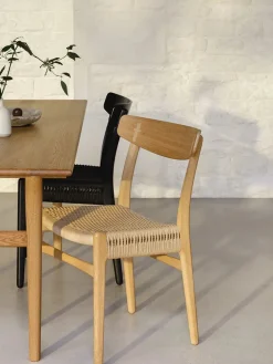 Carl Hansen & Søn CH327 spisebord, 190 cm eg olie af Hans J. Wegner><noscript><img width=