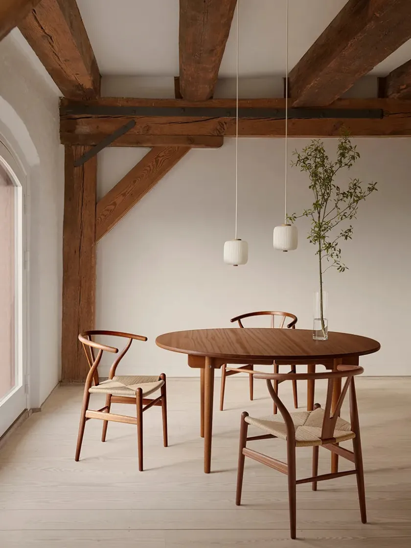 Carl Hansen & Søn CH338 Spisebord, Teak Mix Special Edition inkl. 1 tillægsplade fra> Spiseborde