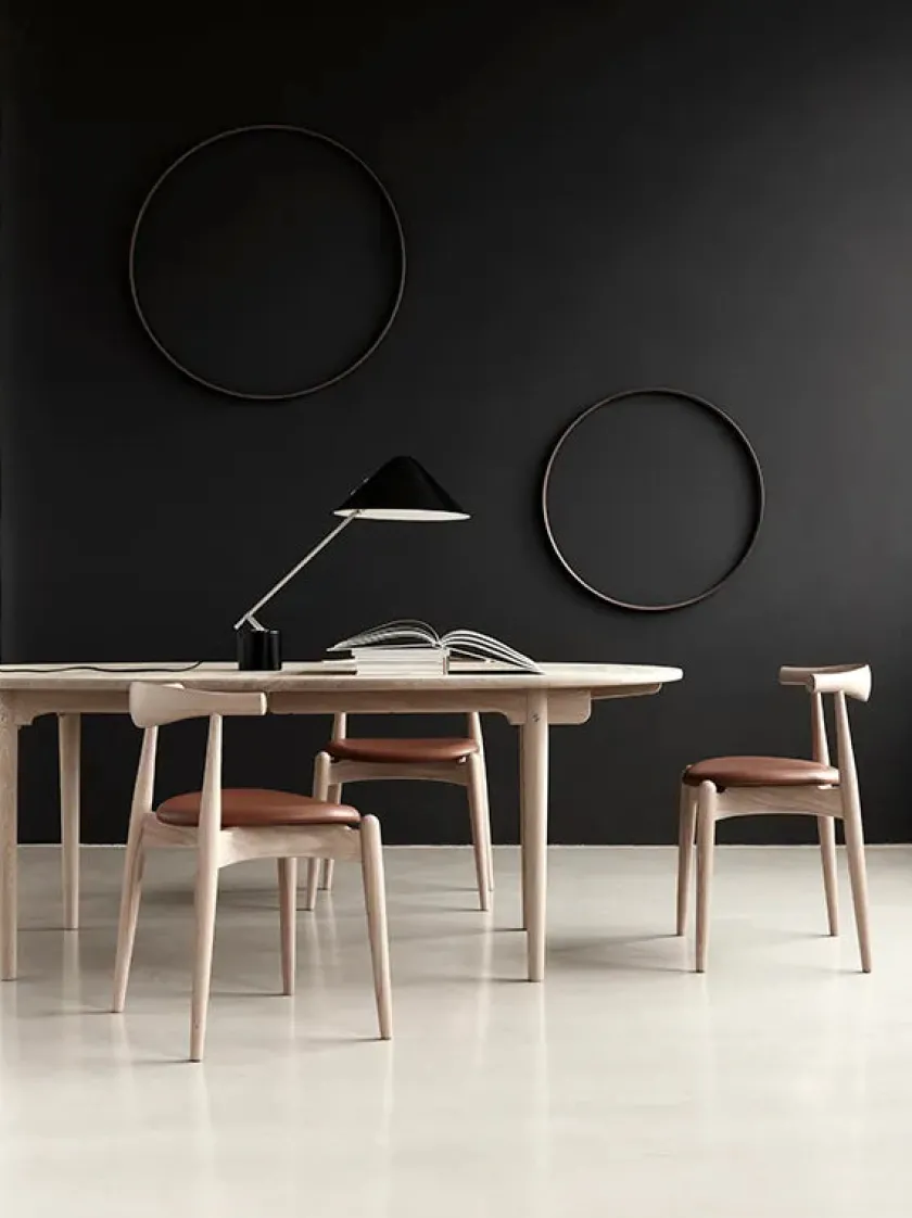 Carl Hansen & Søn CH338 Spisebord, Teak Mix Special Edition inkl. 1 tillægsplade fra> Spiseborde