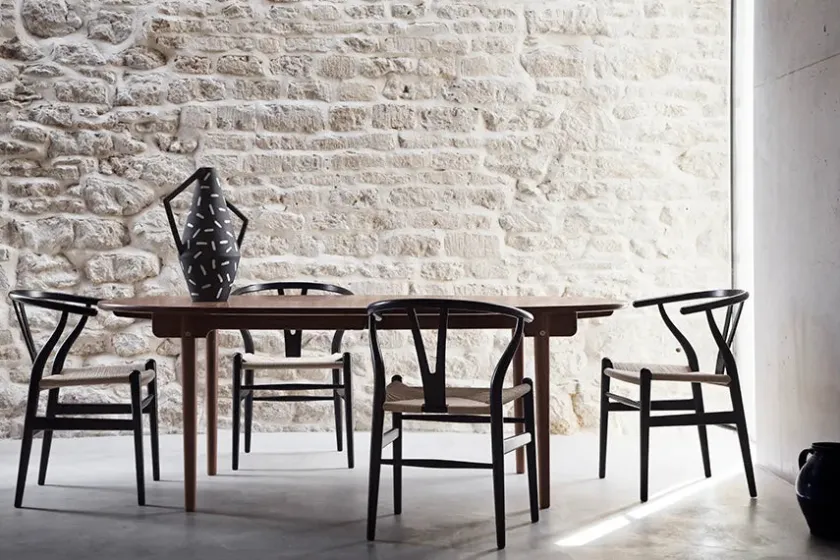 Carl Hansen & Søn CH338 Spisebord, Teak Mix Special Edition inkl. 1 tillægsplade fra> Spiseborde