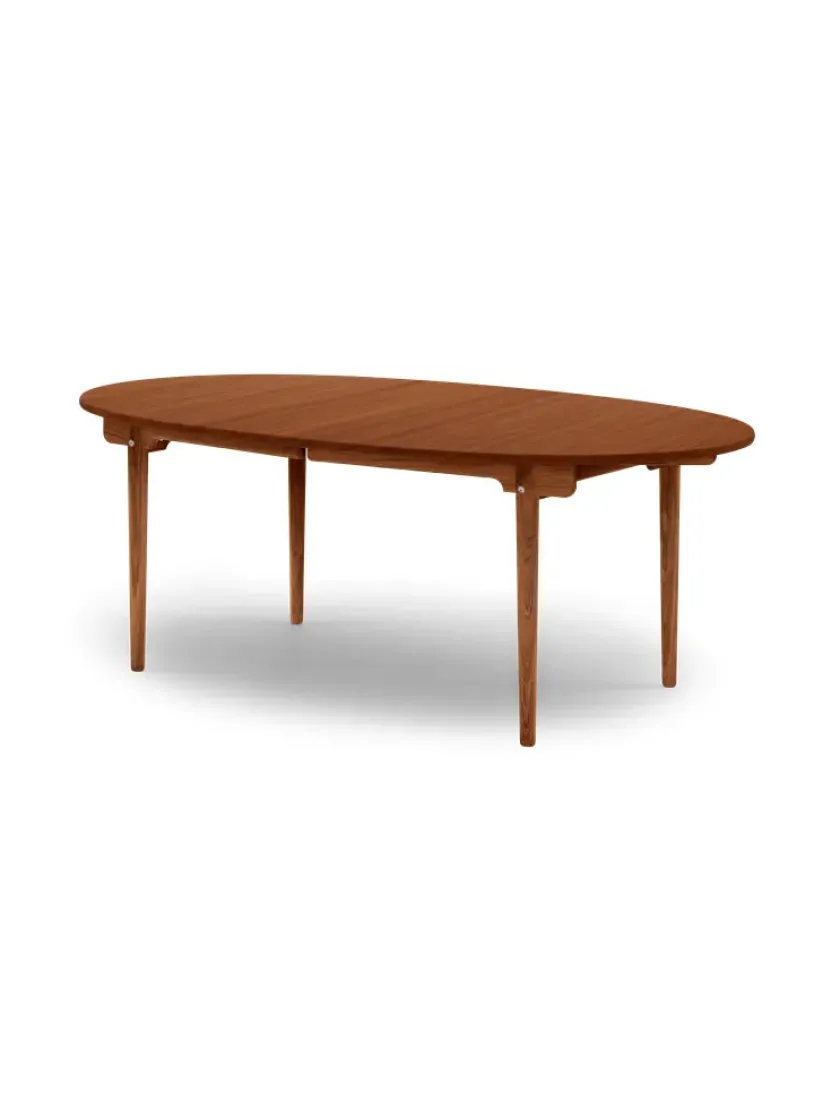 Carl Hansen & Søn CH338 Spisebord, Teak Mix Special Edition inkl. 1 tillægsplade fra> Spiseborde