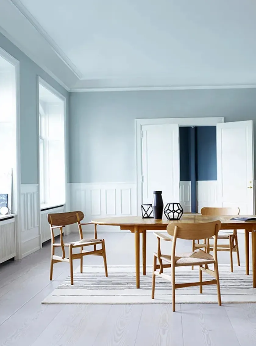 Carl Hansen & Søn CH338 Spisebord, Teak Mix Special Edition inkl. 1 tillægsplade fra> Spiseborde