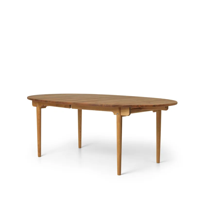 Carl Hansen & Søn CH338 Spisebord, Teak Mix Special Edition inkl. 1 tillægsplade fra> Spiseborde
