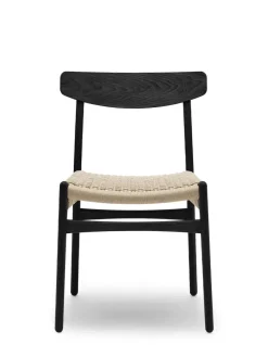 Carl Hansen & Søn CH23 Spisestol, eg hvidolie af Hans J. Wegner><noscript><img width=