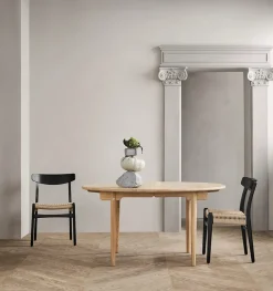 Carl Hansen & Søn CH23 Spisestol, eg hvidolie af Hans J. Wegner><noscript><img width=