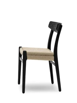 Carl Hansen & Søn CH23 Spisestol, eg hvidolie af Hans J. Wegner><noscript><img width=