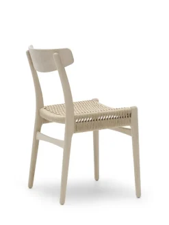 Carl Hansen & Søn CH23 Spisestol, sort eg med sort flet af Hans J. Wegner><noscript><img width=
