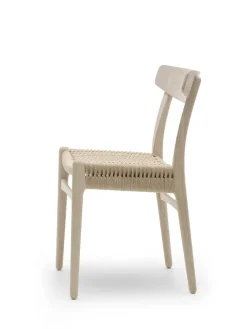 Carl Hansen & Søn CH23 Spisestol, sort eg med sort flet af Hans J. Wegner><noscript><img width=
