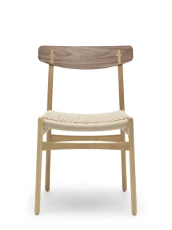 Carl Hansen & Søn CH23 Spisestol, sort eg med sort flet af Hans J. Wegner><noscript><img width=