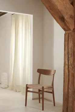 Carl Hansen & Søn CH23 Spisestol, sort eg med sort flet af Hans J. Wegner><noscript><img width=
