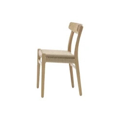 Carl Hansen & Søn CH23 Spisestol, valnød olie af Hans J. Wegner><noscript><img width=