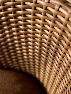 Cane-line Coast Loungestol med. Swivel, umber brown fra><noscript><img width=