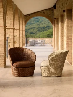 Cane-line Coast Loungestol med. Swivel, sand fra><noscript><img width=