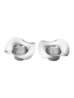 Georg Jensen Cobra Fyrfadsstage 2 stk. fra> Lysestager