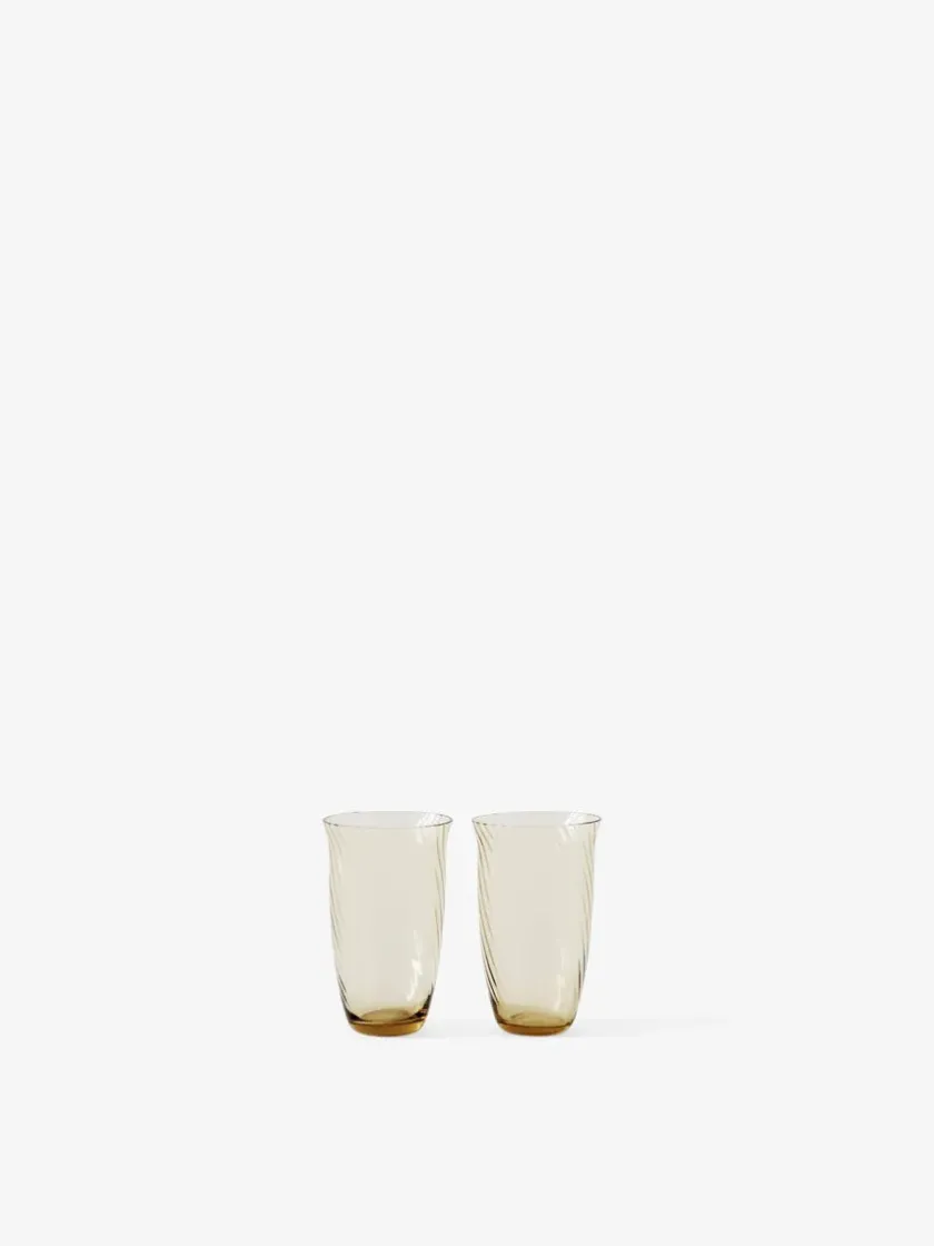 &Tradition Collect Glass Amber 2 stk. fra> Gaver Til Ham|Service