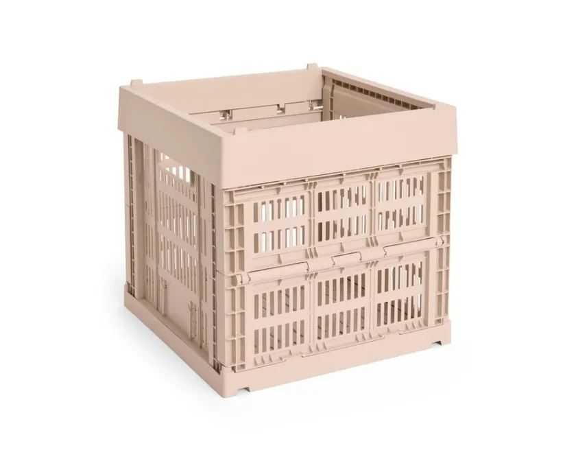HAY Colour Crate Cube, Dark green fra>Børn Gaver Til Ham|Opbevaring På Børneværelset