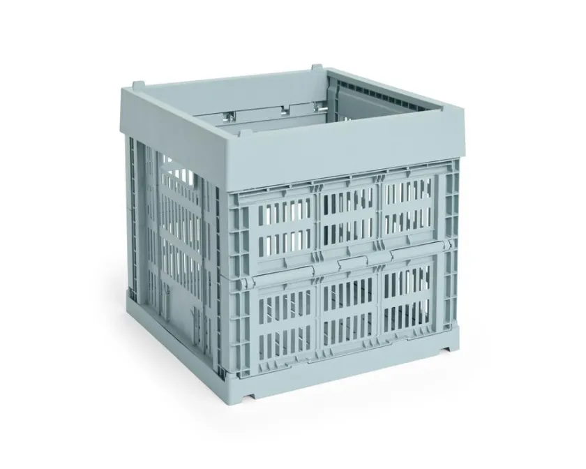 HAY Colour Crate Cube, Dark green fra>Børn Gaver Til Ham|Opbevaring På Børneværelset
