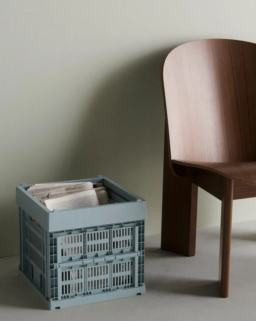 HAY Colour Crate Cube, Dark green fra>Børn Gaver Til Ham|Opbevaring På Børneværelset