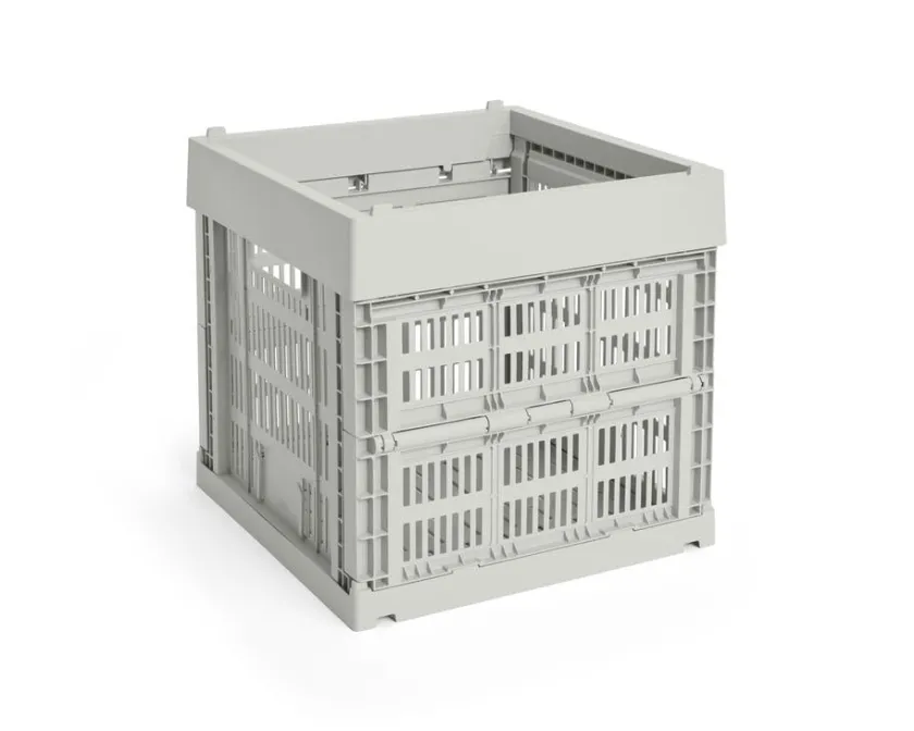 HAY Colour Crate Cube, Dark green fra>Børn Gaver Til Ham|Opbevaring På Børneværelset