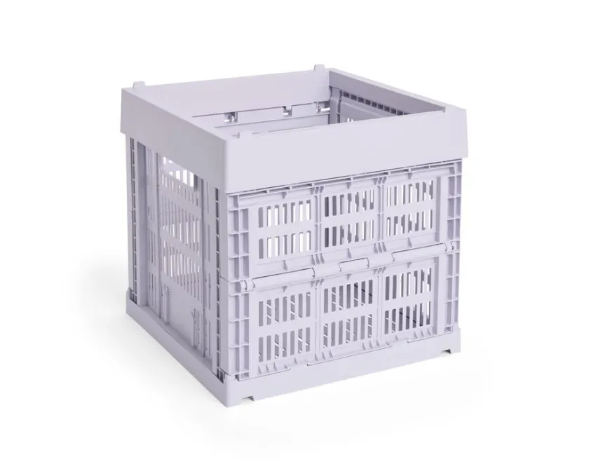 HAY Colour Crate Cube, Dark green fra>Børn Gaver Til Ham|Opbevaring På Børneværelset