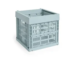 HAY Colour Crate Cube, Dusty blue fra>Børn Gaver Til Ham|Opbevaring På Børneværelset