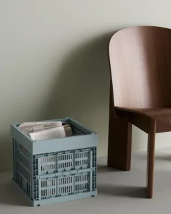 HAY Colour Crate Cube, Dusty blue fra>Børn Gaver Til Ham|Opbevaring På Børneværelset