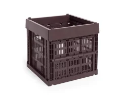 HAY Colour Crate Cube, Grey fra>Børn Opbevaring På Børneværelset|Opbevaring