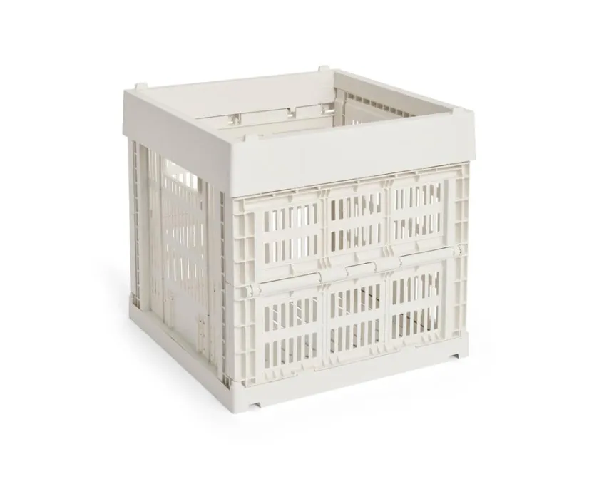 HAY Colour Crate Cube, Grey fra>Børn Opbevaring På Børneværelset|Opbevaring