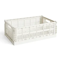 HAY Colour Crate Large, off white fra>Børn Gaver|Gaver Til Børn