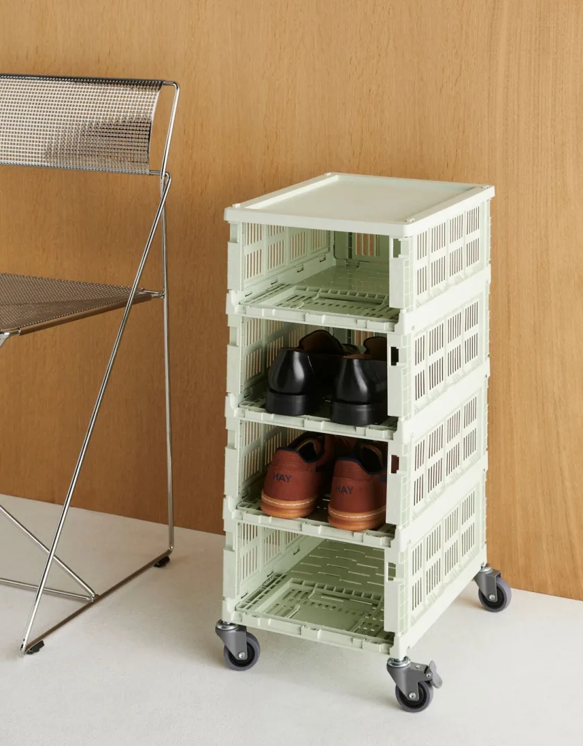 HAY Colour crate låg, Large fra>Børn Opbevaring På Børneværelset|Opbevaring