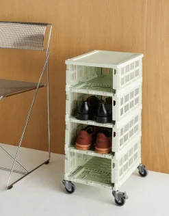 HAY Colour crate låg, medium fra>Børn Opbevaring På Børneværelset|Opbevaring