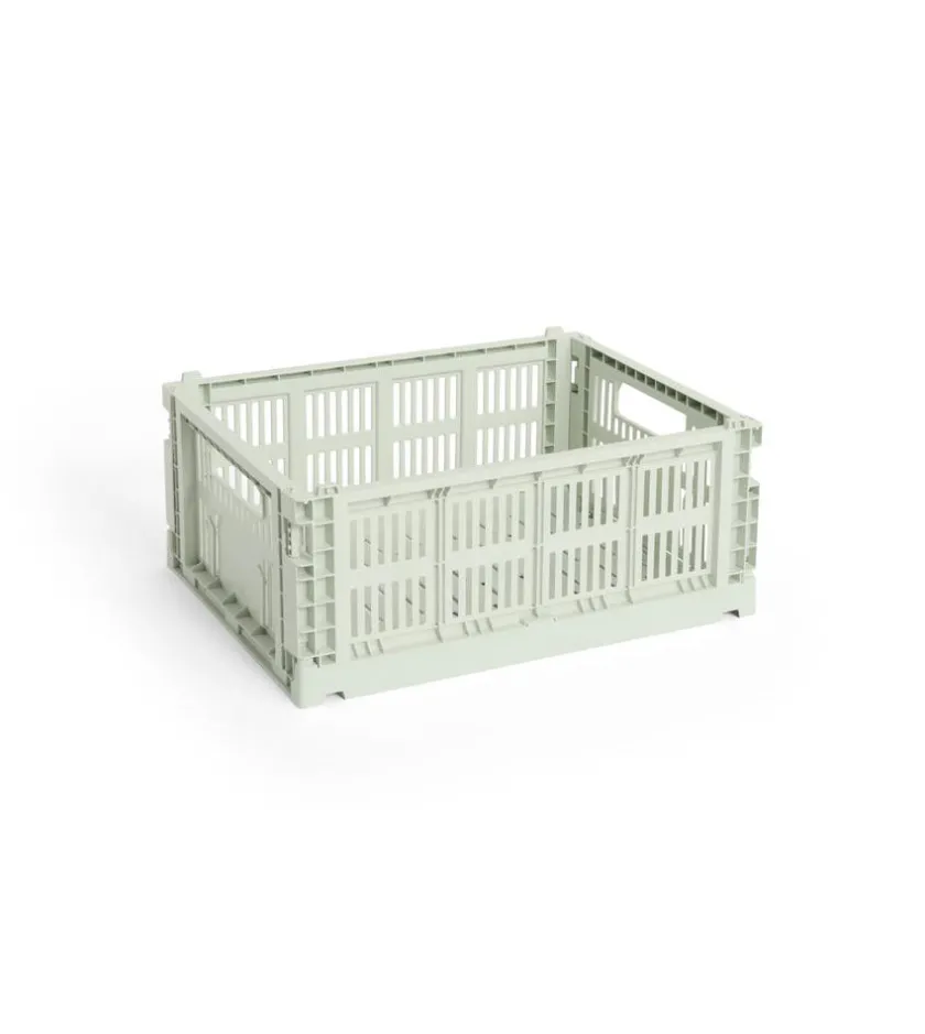 HAY Colour Crate Medium, Mint fra>Børn Opbevaring På Børneværelset|Opbevaring