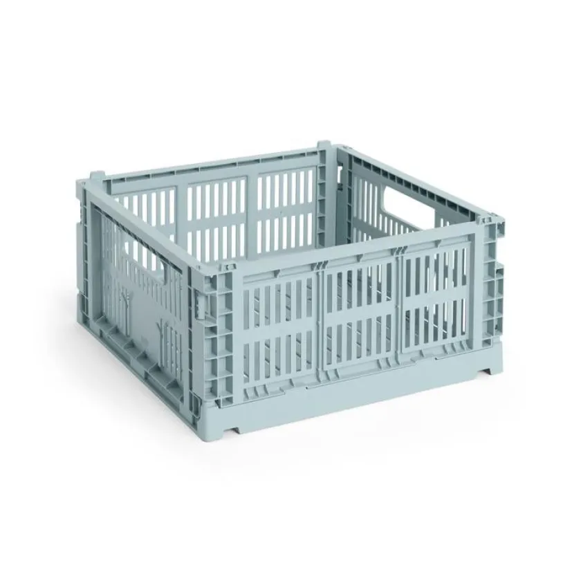 HAY Colour Crate Medium Square, Bordeaux fra>Børn Gaver Til Ham|Opbevaring På Børneværelset