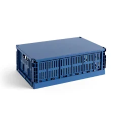 HAY Colour crate metal låg, large fra>Børn Opbevaring På Børneværelset|Opbevaring