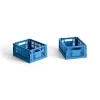 HAY Colour Crate Mini 2 Stk., electric blue fra>Børn Gaver|Gaver Til Børn