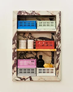 HAY Colour Crate Mini 2 Stk., electric blue fra>Børn Gaver|Gaver Til Børn