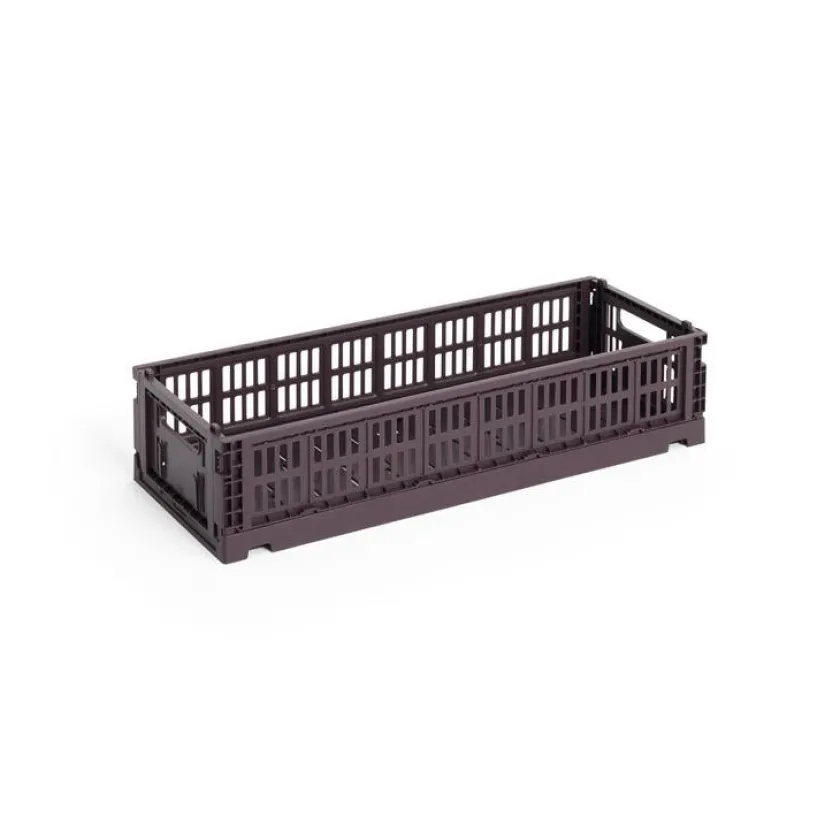 HAY Colour Crate Mini Oblong, Dark green fra>Børn Gaver|Gaver Til Børn