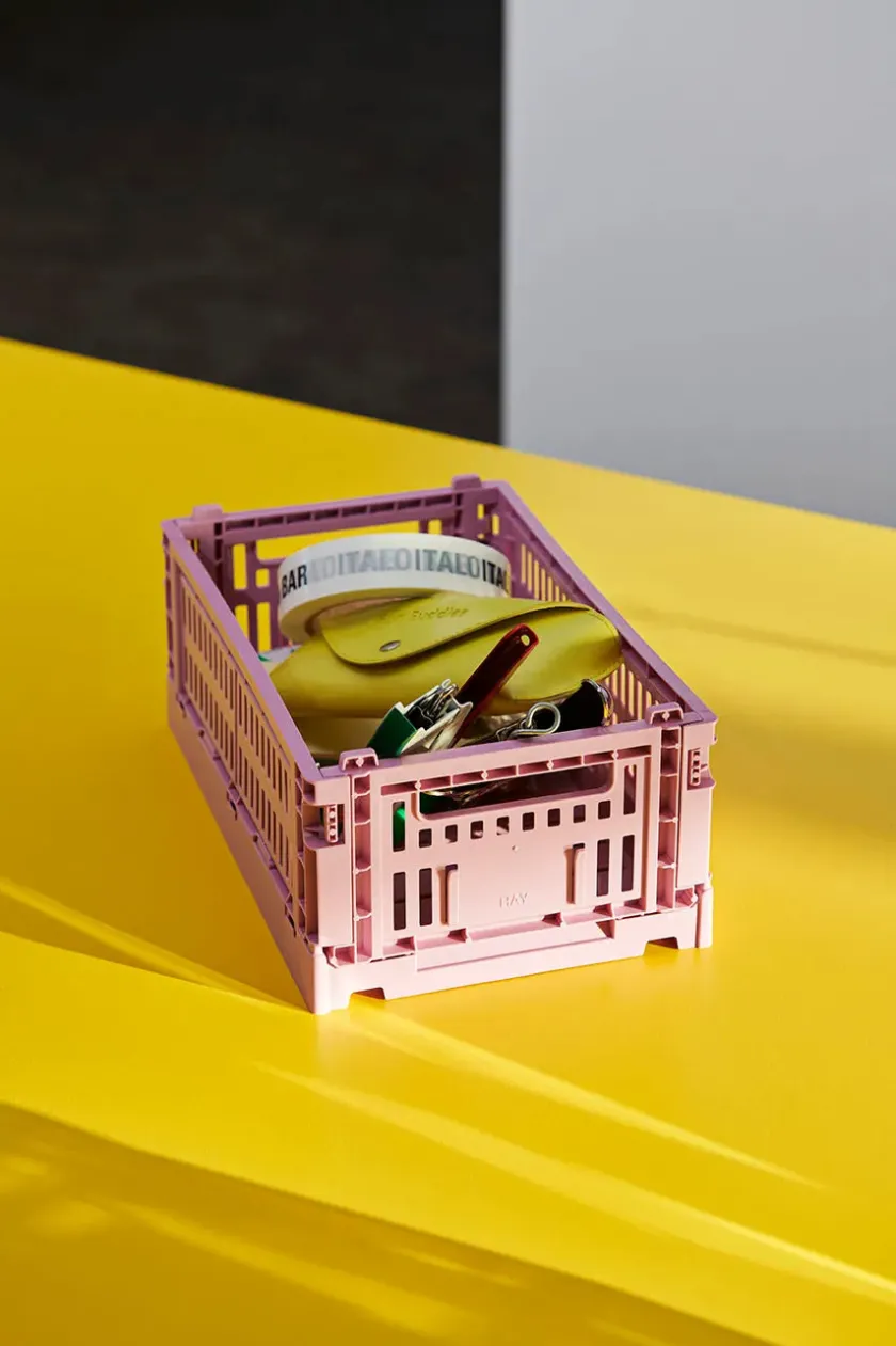 HAY Colour crate S, golden yellow fra>Børn Gaver|Gaver Til Børn